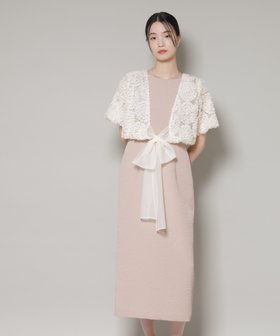 【ナノ ユニバース/nano universe】のkaene/デザインリボンボレロセットドレス 人気、トレンドファッション・服の通販 founy(ファニー) ファッション Fashion レディースファッション Fashion for Women アウター Coat / Outerwear Collection ボレロ・ショート丈ジャケット / ドレス羽織りに Boleros & Short Jackets ワンピース Dresses フォーマル・パーティードレス・結婚式用ドレス Elegant & Casual Dresses アクセサリー Fashion Accessories ショール Shawl, Wrap ジャケット Jacket, Outerwear スリット Slit, Slit Detail ドレス Dress, One-Piece ノースリーブ Sleeveless, No-Sleeve ボレロ Bolero, Short Cardigan ポケット Pocket, Pocket Detail 半袖 Short Sleeve, Half Sleeve リボン Ribbon, Bow 結婚式 Wedding 2025年 2025 2025-2026秋冬・A/W Autumn/Winter 2025–26 AW25–26 |ID:prp329100004788037