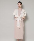 【ナノ ユニバース/nano universe】のkaene/デザインリボンボレロセットドレス ピンクベージュ6|ID:prp329100004788037