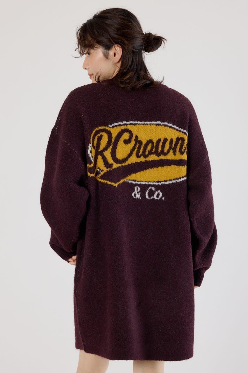 【ロデオクラウンズワイドボウル/RODEO CROWNS WIDE BOWL】のロゴブークレニットワンピース インテリア・キッズ・メンズ・レディースファッション・服の通販 founy(ファニー) 　ファッション　Fashion　レディースファッション　Fashion for Women　ワンピース　Dresses　ニットワンピース　Knit Dresses　おすすめ　Recommended / Our Picks　デニム　Denim, Jeans Material　フロント　Front, Front Design　ポケット　Pocket, Pocket Detail　BRD|ID: prp329100004788039 ipo3291000000035098435