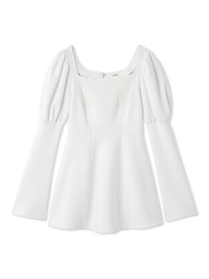 【リリーブラウン/Lily Brown】のロココ調スウェットミニワンピース 人気、トレンドファッション・服の通販 founy(ファニー) 　ファッション　Fashion　レディースファッション　Fashion for Women　ワンピース　Dresses　クラシカル　Classical, Vintage-Inspired　サテン　Satin, Glossy Fabric　シャーリング　Shirring, Ruched　スウェット / スエット　Sweatshirt, Sweatwear　スマート　Smart, Elegant　雑誌　Magazine, Fashion Magazine　2月号　February Issue, Feb. Edition　 other-1|ID: prp329100004788046 ipo3291000000034749897