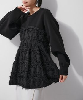 【アダム エ ロペ/ADAM ET ROPE'】の【追加】・【サステナブル】ジャカードビスチェコンビプルオーバー 人気、トレンドファッション・服の通販 founy(ファニー) ファッション Fashion レディースファッション Fashion for Women トップス・カットソー Cut & Sew Tops カジュアルプルオーバー・ニットトップス Pullovers & Knit Tops / Casual Pullovers ビスチェ Bustiers & Corset Tops / Layered Bustier Style 春 Spring ギャザー Gathered, Ruffled コンビ Combo, Combination Style シンプル Simple, Minimal スラックス Slacks, Dress Pants タイトスカート Pencil Skirt, Tight Skirt デニム Denim, Jeans Material ドッキング Docking, Mixed Material フォルム Silhouette, Form ボトム Bottoms, Lower Wear ポケット Pocket, Pocket Detail S/S・春夏 SS, Spring/Summer, Warm Season おすすめ Recommended / Our Picks 夏 Summer 2025年 2025 2025春夏・S/S Spring/Summer 2025 SS25 |ID:prp329100004788083