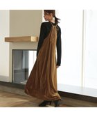 【アバハウスマヴィ/abahouse mavie】の【大人のいちまんワンピ】プリント ベロアキャミワンピ マスタード|ID: prp329100004788169 ipo3291000000035134957