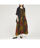 【アバハウスマヴィ/abahouse mavie】の【大人のいちまんワンピ】プリント ベロアキャミワンピ ブラック系その他1|ID: prp329100004788169 ipo3291000000035134958