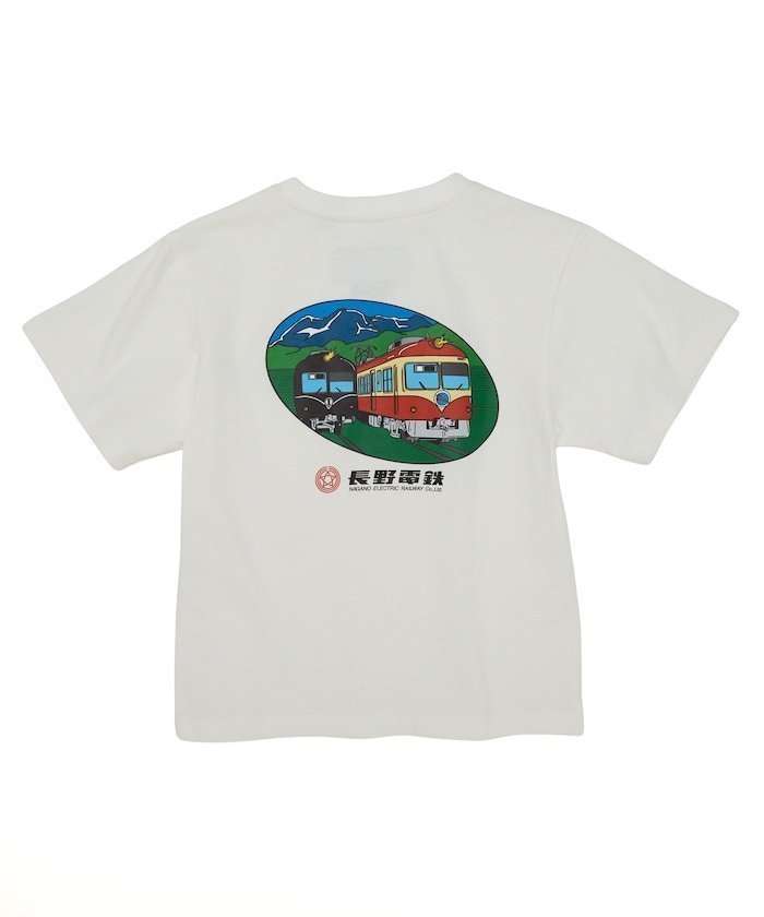 【フリークスストア/FREAK'S STORE】の「長野電鉄」Tee kids 25AW インテリア・キッズ・メンズ・レディースファッション・服の通販 founy(ファニー) 　ファッション　Fashion　レディースファッション　Fashion for Women　2025年　2025　2025-2026秋冬・A/W　Autumn/Winter 2025–26 AW25–26　冬　Winter / This Winter　イラスト　Illustration　ヴィンテージ　Vintage Style　A/W・秋冬　Autumn/Winter　ホワイト|ID: prp329100004788225 ipo3291000000035140084