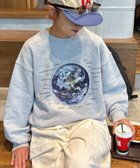 【チャオパニックティピー/CIAOPANIC TYPY】の【WEB限定】【UNISEX】MOON/EARTH裏毛スウェット グレー|ID: prp329100004788232 ipo3291000000034780546