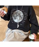 【チャオパニックティピー/CIAOPANIC TYPY】の【WEB限定】【UNISEX】MOON/EARTH裏毛スウェット ブラック|ID: prp329100004788232 ipo3291000000034780549