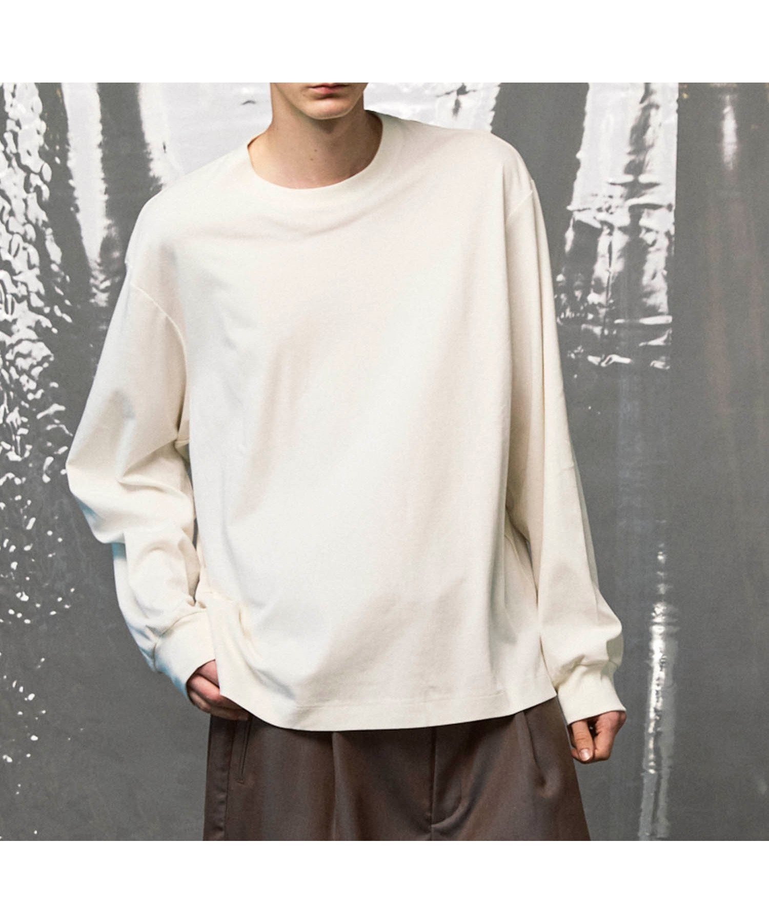 【メゾンスペシャル/MAISON SPECIAL】の【EX】Prime-Over Smooth Crew Neck Long Sleeve T-Shirt インテリア・キッズ・メンズ・レディースファッション・服の通販 founy(ファニー) 　ファッション　Fashion　レディースファッション　Fashion for Women　トップス・カットソー　Cut & Sew Tops　シャツ・ブラウス・オフィスカジュアル　Elegant Blouses & Button-Ups　ロングTシャツ・Tシャツ　Longline T-Shirts & Tees　アウトドア　Outdoor Clothing　ヴィンテージ　Vintage Style　ショルダー　Shoulder, Shoulder Strap　ドロップ　Drop Shoulder, Dropped Style　バランス　Balance, Style Balance　フィット　Fit, Slim Fit　ミリタリー　Military, Army Style　ワーク　Workwear, Utility Style　O.WHT|ID: prp329100004788250 ipo3291000000034938094