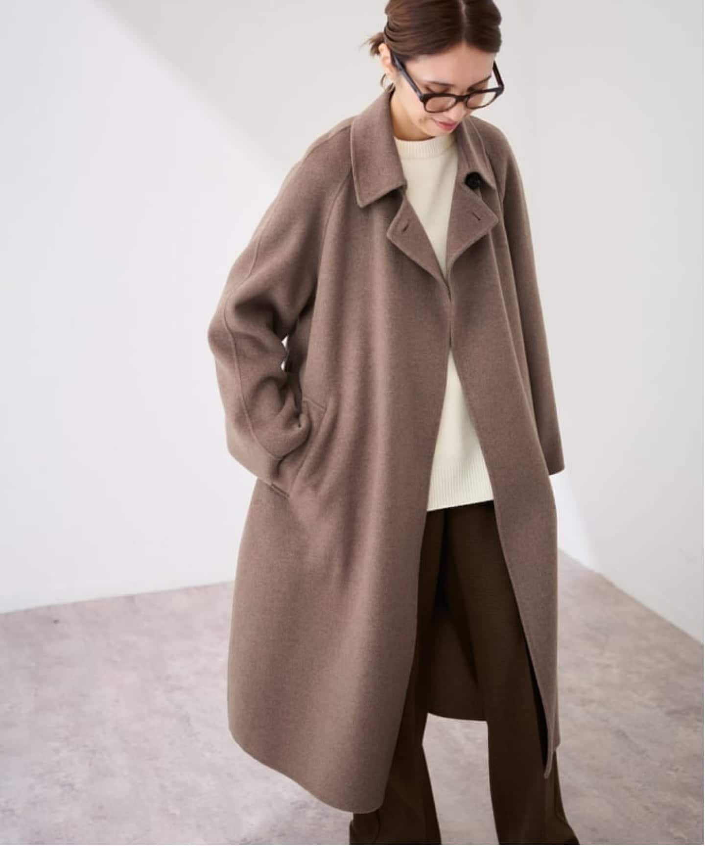 【フレームワーク/FRAMeWORK】の≪追加≫SUPER160 sバルカラーコート 3 インテリア・キッズ・メンズ・レディースファッション・服の通販 founy(ファニー) 　ファッション　Fashion　レディースファッション　Fashion for Women　アウター　Coat / Outerwear Collection　コート・ロングコート・ピーコート　Long Coats, Peacoats & More　おすすめ　Recommended / Our Picks　エレガント 上品　Elegant　再入荷　Restock / Back in Stock　冬　Winter / This Winter　防寒　Cold Protection, Winter-Ready　ブラウン|ID: prp329100004788261 ipo3291000000034925946