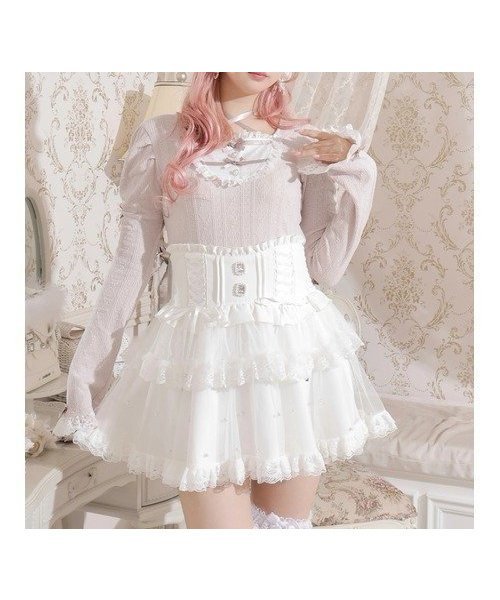 【ノエミ/NOEMIE】のお嬢さんバックレースアップフレアスリーブカットソー 人気、トレンドファッション・服の通販 founy(ファニー) ファッション Fashion レディースファッション Fashion for Women トップス・カットソー Cut & Sew Tops カットソー・ベーシックTシャツ Cut-and-Sewn Tops / Stretch Tees & Basics カットソー Cut and Sewn Top スリーブ Sleeve, Long Sleeve / Short Sleeve ビジュー Bijou, Jewel-like Accent フレア Flare, Flared フロント Front, Front Design リボン Ribbon, Bow レース Lace, Lace Fabric other-1|ID: prp329100004788320 ipo3291000000034878725