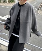 【ジャーナルスタンダード/JOURNAL STANDARD】の《追加5》スーパー140ビーバーノーカラーショートコート 人気、トレンドファッション・服の通販 founy(ファニー) ファッション Fashion レディースファッション Fashion for Women アウター Coat / Outerwear Collection コート・ロングコート・ピーコート Long Coats, Peacoats & More おすすめ Recommended / Our Picks ショート Short, Short Length シンプル Simple, Minimal バランス Balance, Style Balance ボトム Bottoms, Lower Wear エレガント 上品 Elegant thumbnail グレーA|ID: prp329100004788331 ipo3291000000035036761