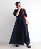 【コーナーズ/CORNERS】のCORNERS by yui ボリュームスリーブバックリボンワンピース ブラックA|ID: prp329100004788335 ipo3291000000035161807