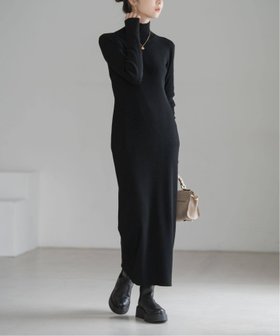 【ノーブル / スピック&スパン/NOBLE / Spick & Span】の《WEB限定カラー・追加》RY/PLリブハイネックロングワンピース 人気、トレンドファッション・服の通販 founy(ファニー) ファッション Fashion レディースファッション Fashion for Women ワンピース Dresses シンプル Simple, Minimal ジャケット Jacket, Outerwear ベスト Vest, Waistcoat ベーシック Basic, Essential ロング Long, Long-Length エレガント 上品 Elegant 人気 Popular, Best Seller A/W・秋冬 Autumn/Winter |ID:prp329100004788355