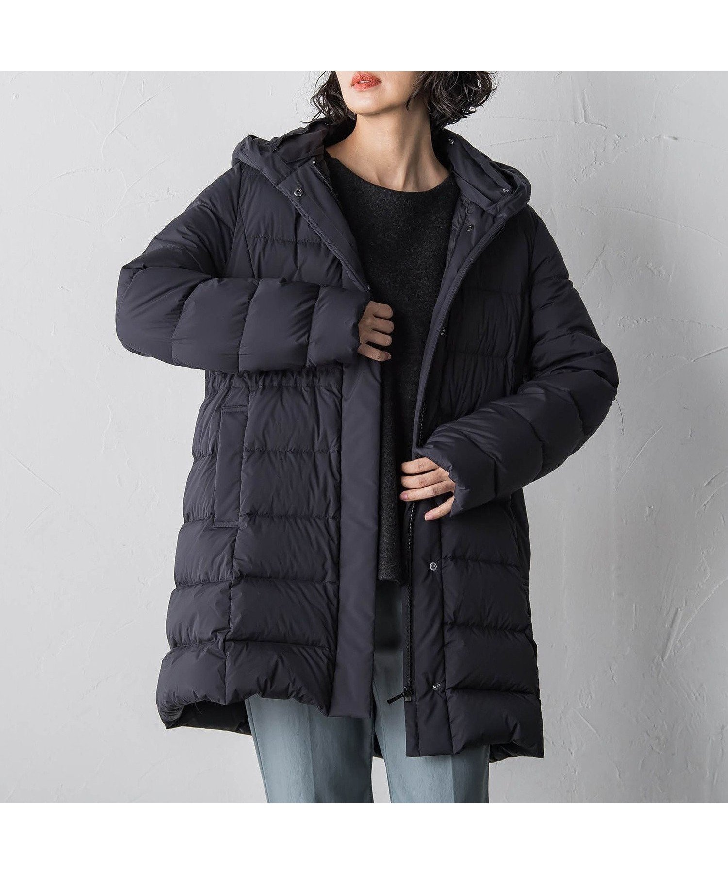 【ラ エフ/Laf…】のエアウォームダウン インテリア・キッズ・メンズ・レディースファッション・服の通販 founy(ファニー) 　ファッション　Fashion　レディースファッション　Fashion for Women　秋　Autumn　コーティング　Coating, Coated Finish　軽量　Lightweight, Ultra Light　ショール　Shawl, Wrap　ストレッチ　Stretch, Stretchy Fabric　タフタ　Taffeta, Structured Fabric　ダウン　Down, Puffer　ロング　Long, Long-Length　冬　Winter / This Winter　A/W・秋冬　Autumn/Winter　エレガント 上品　Elegant　2025年　2025　2025-2026秋冬・A/W　Autumn/Winter 2025–26 AW25–26　ブラック|ID: prp329100004788391 ipo3291000000034880587