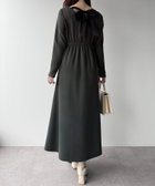 【ジュノア/JUNOAH】のmipiarl バックリボンフレアカットワンピース 人気、トレンドファッション・服の通販 founy(ファニー) ファッション Fashion レディースファッション Fashion for Women ワンピース Dresses thumbnail チャコール|ID: prp329100004788395 ipo3291000000034862173