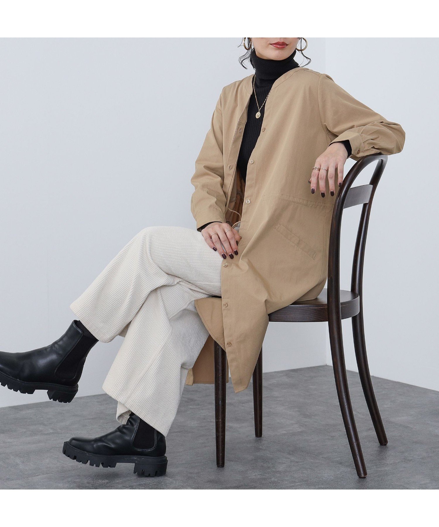 【ビームス ウイメン/BEAMS】のドロスト ノーカラーワンピース 人気、トレンドファッション・服の通販 founy(ファニー) ファッション Fashion レディースファッション Fashion for Women ワンピース Dresses インナー Innerwear シンプル Simple, Minimal ジャケット Jacket, Outerwear ドローコード Drawcord, Drawstring Cord ビスチェ Bustier, Corset Top ベスト Vest, Waistcoat 旅行 Travel other-1|ID: prp329100004788396 ipo3291000000034830280