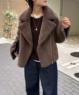 【ドゥドゥ/DouDou】のボアライダース 人気、トレンドファッション・服の通販 founy(ファニー) ファッション Fashion レディースファッション Fashion for Women アウター Coat / Outerwear Collection ライダースジャケット / レザースタイル Riders Jackets & Biker Style 軽量 Lightweight, Ultra Light ショート Short, Short Length ジップ Zip, Zipper ジャケット Jacket, Outerwear スマート Smart, Elegant デニム Denim, Jeans Material バランス Balance, Style Balance 防寒 Cold Protection, Winter-Ready A/W・秋冬 Autumn/Winter 冬 Winter / This Winter 再入荷 Restock / Back in Stock 2025年 2025 2025-2026秋冬・A/W Autumn/Winter 2025–26 AW25–26 |ID:prp329100004788399