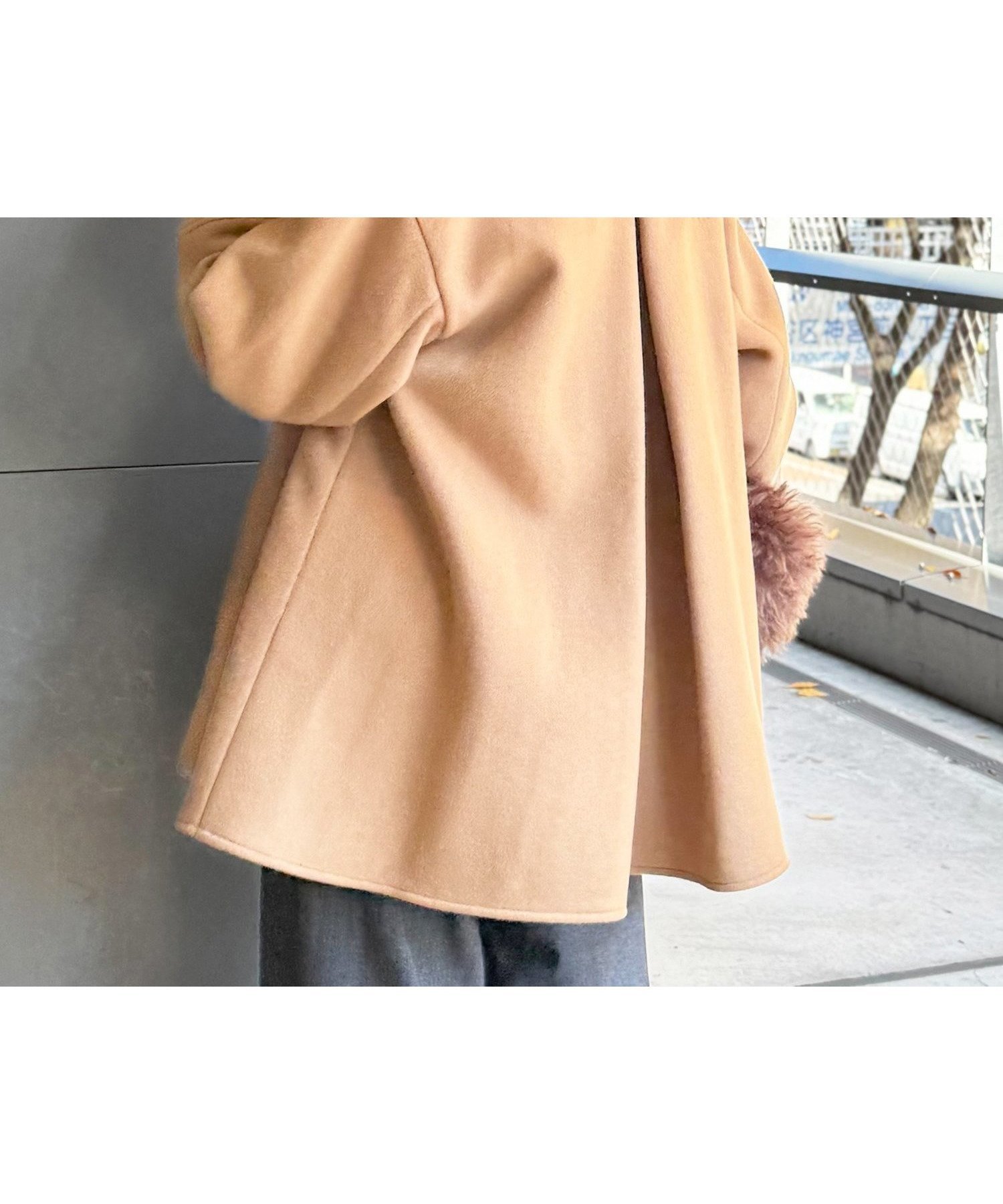 【ルクールブラン/le.coeur blanc】のスタンドネックテントラインウールコート インテリア・キッズ・メンズ・レディースファッション・服の通販 founy(ファニー) 　ファッション　Fashion　レディースファッション　Fashion for Women　アウター　Coat / Outerwear Collection　コート・ロングコート・ピーコート　Long Coats, Peacoats & More　おすすめ　Recommended / Our Picks　スタンド　Stand Collar, Upright Stand　ストレート　Straight, Straight Cut　トレンド　Trend, Trending Now　フェミニン　Feminine, Girly　フレア　Flare, Flared　マフラー　Scarf, Muffler　ミドル　Middle Length, Mid Height　軽量　Lightweight, Ultra Light　防寒　Cold Protection, Winter-Ready　キャメル|ID: prp329100004788407 ipo3291000000034902948