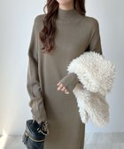 【フューティアランド/futier land】のハイネックニットロングワンピース 人気、トレンドファッション・服の通販 founy(ファニー) ファッション Fashion レディースファッション Fashion for Women ワンピース Dresses おすすめ Recommended / Our Picks お家時間・ステイホーム Stay Home / At Home シンプル Simple, Minimal ハイネック High Neck, Mock Neck thumbnail グレージュ|ID: prp329100004788413 ipo3291000000034799745
