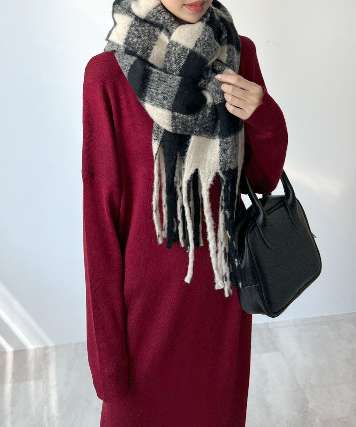 【フューティアランド/futier land】のハイネックニットロングワンピース インテリア・キッズ・メンズ・レディースファッション・服の通販 founy(ファニー) ファッション Fashion レディースファッション Fashion for Women ワンピース Dresses おすすめ Recommended / Our Picks お家時間・ステイホーム Stay Home / At Home シンプル Simple, Minimal ハイネック High Neck, Mock Neck ボルドー|ID: prp329100004788413 ipo3291000000034799746