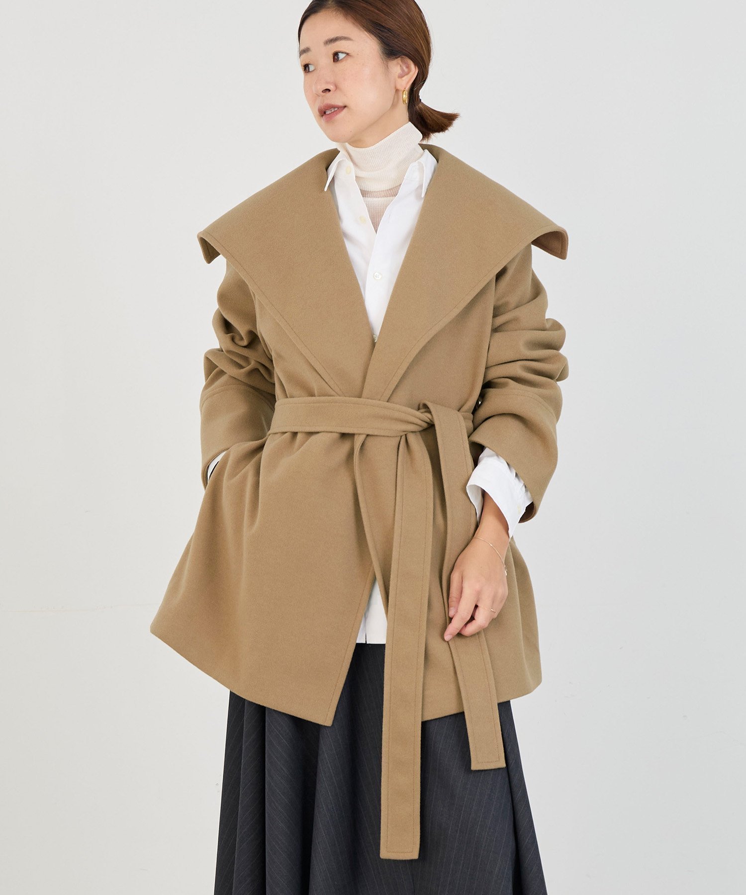 【マイカ ディール/MICA & DEAL】のショールカラーコート インテリア・キッズ・メンズ・レディースファッション・服の通販 founy(ファニー) ファッション Fashion レディースファッション Fashion for Women アウター Coat / Outerwear Collection コート・ロングコート・ピーコート Long Coats, Peacoats & More エレガント 上品 Elegant ショール Shawl, Wrap ジャケット Jacket, Outerwear タートルネック Turtleneck, High Neck ループ Loop, Loop Knit おすすめ Recommended / Our Picks CAMEL|ID: prp329100004788448 ipo3291000000035169130