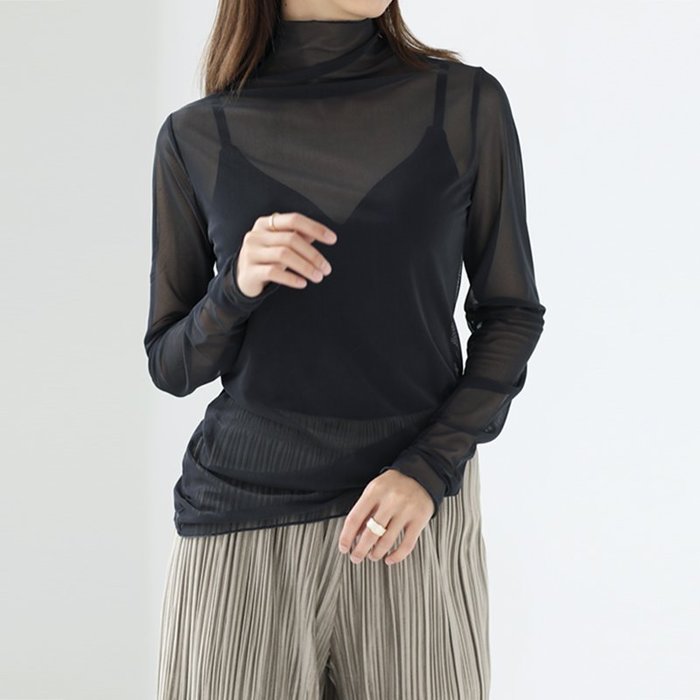 【ココモモ/COCOMOMO】のシアートップス 長袖 シアーインナー ハイネック シアーブラウス インナー インテリア・キッズ・メンズ・レディースファッション・服の通販 founy(ファニー) https://founy.com/ ファッション Fashion レディースファッション Fashion for Women トップス・カットソー Cut & Sew Tops シャツ・ブラウス・オフィスカジュアル Elegant Blouses & Button-Ups イエロー Yellow インナー Innerwear オレンジ Orange キャミワンピース Cami Dress, Slip Dress スウェット / スエット Sweatshirt, Sweatwear 長袖 Long Sleeve, Full Sleeve ハイネック High Neck, Mock Neck パーカー Hoodie, Parka パープル Purple, Violet フェミニン Feminine, Girly ローズ Rose, Rose Motif おすすめ Recommended / Our Picks |ID: prp329100004788476 ipo3291000000034929407