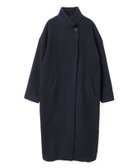 【マーコート/MARcourt】のmizuiro ind ウールブレンドスタンドカラーコート 人気、トレンドファッション・服の通販 founy(ファニー) ファッション Fashion レディースファッション Fashion for Women アウター Coat / Outerwear Collection コート・ロングコート・ピーコート Long Coats, Peacoats & More thumbnail ネイビー|ID: prp329100004788531 ipo3291000000034831173