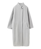 【マーコート/MARcourt】のmizuiro ind ウールブレンドスタンドカラーコート 人気、トレンドファッション・服の通販 founy(ファニー) ファッション Fashion レディースファッション Fashion for Women アウター Coat / Outerwear Collection コート・ロングコート・ピーコート Long Coats, Peacoats & More thumbnail ライトグレー|ID: prp329100004788531 ipo3291000000034831174