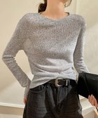 【ミニミニストア/miniministore】の長袖Tシャツ レディース 無地 透け グレー|ID: prp329100004788568 ipo3291000000034901861