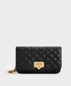 【チャールズ アンド キース/CHARLES & KEITH】のCressida クレシダ キルトプッシュロッククラッチ 人気、トレンドファッション・服の通販 founy(ファニー) ファッション Fashion レディースファッション Fashion for Women バッグ Bags キルティング Quilted, Quilting クラシック Classic, Timeless Style コイン Coin, Coin Design バランス Balance, Style Balance フォーマル Formal, Dressy ポケット Pocket, Pocket Detail 旅行 Travel 結婚式 Wedding 財布 Wallet, Purse thumbnail Black|ID: prp329100004788573 ipo3291000000035139866