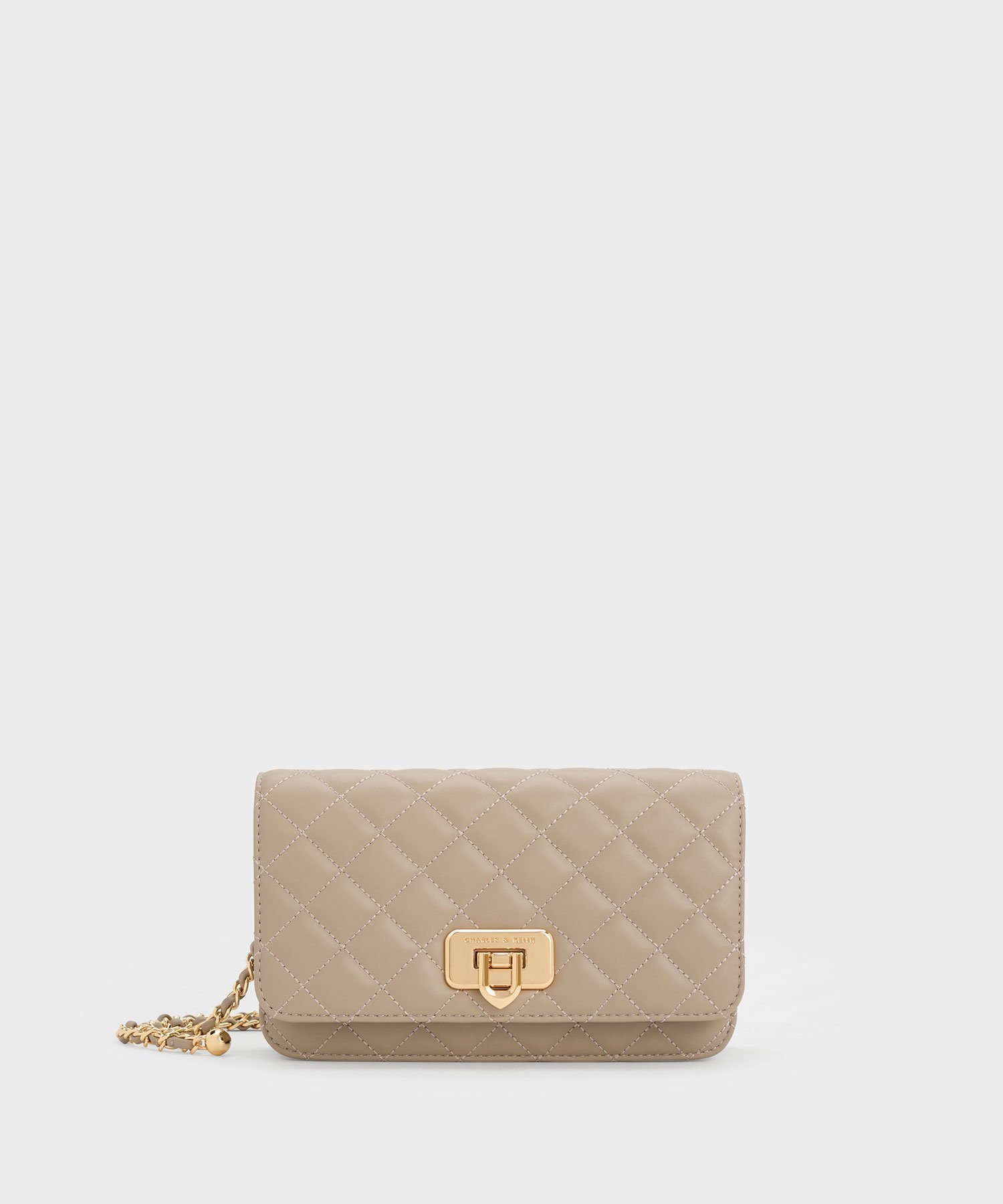 【チャールズ アンド キース/CHARLES & KEITH】のCressida クレシダ キルトプッシュロッククラッチ インテリア・キッズ・メンズ・レディースファッション・服の通販 founy(ファニー) ファッション Fashion レディースファッション Fashion for Women バッグ Bags キルティング Quilted, Quilting クラシック Classic, Timeless Style コイン Coin, Coin Design バランス Balance, Style Balance フォーマル Formal, Dressy ポケット Pocket, Pocket Detail 旅行 Travel 結婚式 Wedding 財布 Wallet, Purse Taupe|ID: prp329100004788573 ipo3291000000035139869