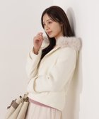 【プロポーション ボディドレッシング/PROPORTION BODY DRESSING】のモッサフードフェイクファーショートコート 25AW 人気、トレンドファッション・服の通販 founy(ファニー) ファッション Fashion レディースファッション Fashion for Women アウター Coat / Outerwear Collection コート・ロングコート・ピーコート Long Coats, Peacoats & More 2025年 2025 2025-2026秋冬・A/W Autumn/Winter 2025–26 AW25–26 ショート Short, Short Length フェイクファー Faux Fur, Imitation Fur フェミニン Feminine, Girly メルトン Melton, Heavy Wool 日本製 Made In Japan thumbnail エクリュ1|ID: prp329100004788589 ipo3291000000034800985