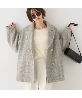 【ルージュヴィフラクレ/Rouge vif la cle】の【追加4】【一部店舗限定】ラメシャギースライバーPコート/ピーコート 人気、トレンドファッション・服の通販 founy(ファニー) ファッション Fashion レディースファッション Fashion for Women アウター Coat / Outerwear Collection コート・ロングコート・ピーコート Long Coats, Peacoats & More Pコート Pea Coats エアリー Airy Texture クラシック Classic, Timeless Style 今季 This Season, Current Season 軽量 Lightweight, Ultra Light シンプル Simple, Minimal スラックス Slacks, Dress Pants ダウン Down, Puffer ダブル Double, Double-Breasted チェック Check, Plaid, Tartan デニム Denim, Jeans Material ネックレス Necklace, Pendant Necklace バランス Balance, Style Balance パール Pearl, Pearl Accent フェミニン Feminine, Girly ポケット Pocket, Pocket Detail ロング Long, Long-Length 冬 Winter / This Winter エレガント 上品 Elegant |ID:prp329100004788598