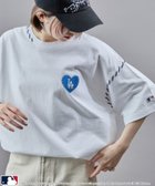 【フリークスストア/FREAK'S STORE】の別注 MLB ハートロゴハンドステッチTシャツ/ユニセックス【限定展開】 25SS 人気、トレンドファッション・服の通販 founy(ファニー) ファッション Fashion レディースファッション Fashion for Women トップス・カットソー Cut & Sew Tops シャツ・ブラウス・オフィスカジュアル Elegant Blouses & Button-Ups ロングTシャツ・Tシャツ Longline T-Shirts & Tees 2025年 2025 2025春夏・S/S Spring/Summer 2025 SS25 ハンド Hand, Handmade フロント Front, Front Design 別注 Limited Edition, Custom Order 夏 Summer S/S・春夏 SS, Spring/Summer, Warm Season thumbnail ホワイト|ID: prp329100004788603 ipo3291000000034838674