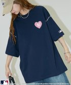 【フリークスストア/FREAK'S STORE】の別注 MLB ハートロゴハンドステッチTシャツ/ユニセックス【限定展開】 25SS 人気、トレンドファッション・服の通販 founy(ファニー) ファッション Fashion レディースファッション Fashion for Women トップス・カットソー Cut & Sew Tops シャツ・ブラウス・オフィスカジュアル Elegant Blouses & Button-Ups ロングTシャツ・Tシャツ Longline T-Shirts & Tees 2025年 2025 2025春夏・S/S Spring/Summer 2025 SS25 ハンド Hand, Handmade フロント Front, Front Design 別注 Limited Edition, Custom Order 夏 Summer S/S・春夏 SS, Spring/Summer, Warm Season thumbnail ネイビー|ID: prp329100004788603 ipo3291000000034838681