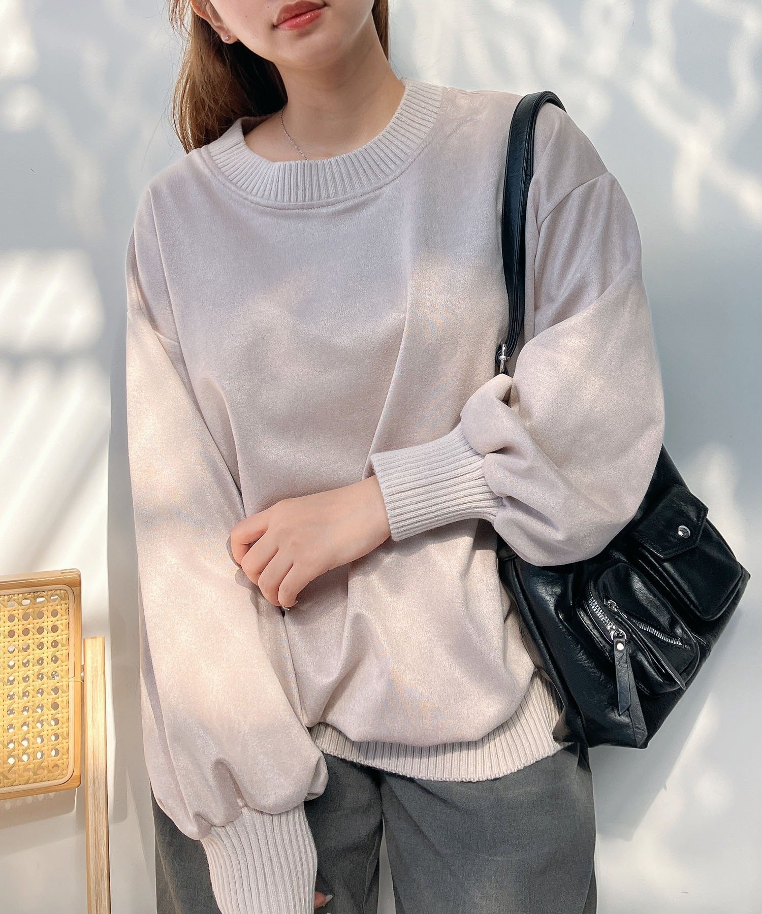 【アズノウアズ プラス/AS KNOW AS plus】の♪ゆるっとリブ付きプルオーバー 人気、トレンドファッション・服の通販 founy(ファニー) 　ファッション　Fashion　レディースファッション　Fashion for Women　トップス・カットソー　Cut & Sew Tops　カジュアルプルオーバー・ニットトップス　Pullovers & Knit Tops / Casual Pullovers　シンプル　Simple, Minimal　バランス　Balance, Style Balance　ボトム　Bottoms, Lower Wear　再入荷　Restock / Back in Stock　 other-1|ID: prp329100004788638 ipo3291000000034752193