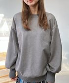 【アズノウアズ プラス/AS KNOW AS plus】の♪ゆるっとリブ付きプルオーバー Sスミクロ|ID: prp329100004788638 ipo3291000000034752195