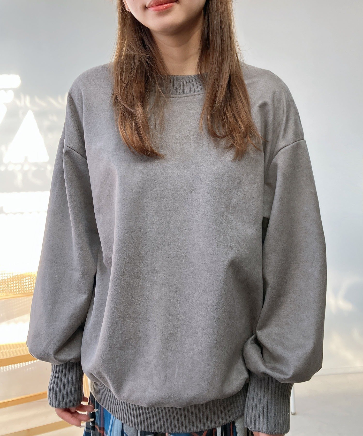 【アズノウアズ プラス/AS KNOW AS plus】の♪ゆるっとリブ付きプルオーバー インテリア・キッズ・メンズ・レディースファッション・服の通販 founy(ファニー) 　ファッション　Fashion　レディースファッション　Fashion for Women　トップス・カットソー　Cut & Sew Tops　カジュアルプルオーバー・ニットトップス　Pullovers & Knit Tops / Casual Pullovers　シンプル　Simple, Minimal　バランス　Balance, Style Balance　ボトム　Bottoms, Lower Wear　再入荷　Restock / Back in Stock　Sスミクロ|ID: prp329100004788638 ipo3291000000034752195