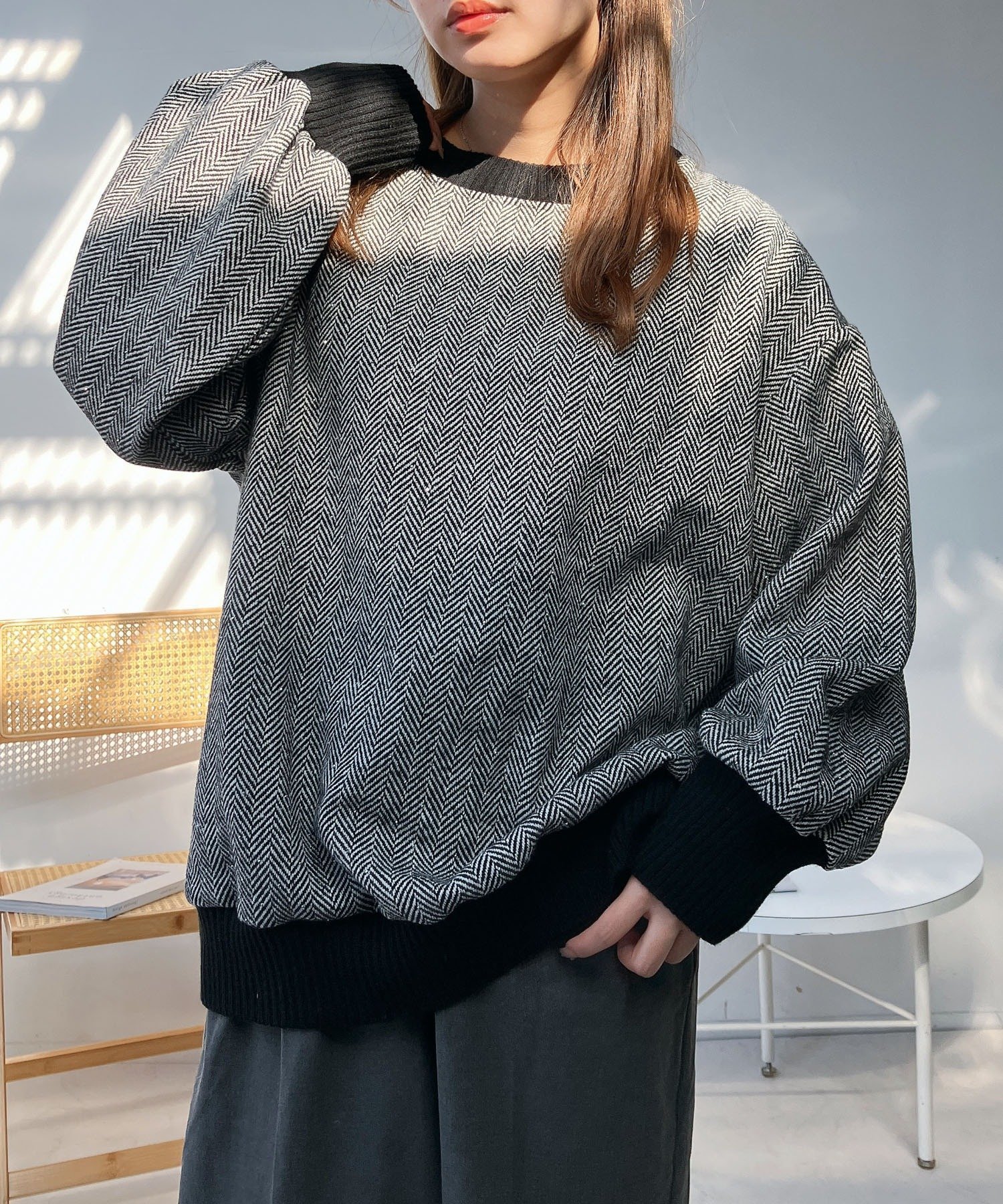 【アズノウアズ プラス/AS KNOW AS plus】の♪ゆるっとリブ付きプルオーバー インテリア・キッズ・メンズ・レディースファッション・服の通販 founy(ファニー) 　ファッション　Fashion　レディースファッション　Fashion for Women　トップス・カットソー　Cut & Sew Tops　カジュアルプルオーバー・ニットトップス　Pullovers & Knit Tops / Casual Pullovers　シンプル　Simple, Minimal　バランス　Balance, Style Balance　ボトム　Bottoms, Lower Wear　再入荷　Restock / Back in Stock　Sキラヘリン|ID: prp329100004788638 ipo3291000000034752197