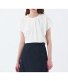 【マッキントッシュ フィロソフィー/MACKINTOSH PHILOSOPHY】のクールタッチフロントタックカットソー 人気、トレンドファッション・服の通販 founy(ファニー) ファッション Fashion レディースファッション Fashion for Women トップス・カットソー Cut & Sew Tops カットソー・ベーシックTシャツ Cut-and-Sewn Tops / Stretch Tees & Basics おすすめ Recommended / Our Picks カットソー Cut and Sewn Top シルケット Silket, Silky Cotton フロント Front, Front Design 夏 Summer thumbnail オフホワイト|ID: prp329100004788656 ipo3291000000034752255