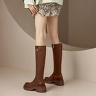 【ミニミニストア/miniministore】のロングブーツ 美脚ブーツ レディース ブラウン|ID: prp329100004788666 ipo3291000000034901993