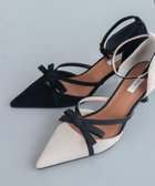 【イーボル/EVOL】のリボンセパレートストラップパンプス 人気、トレンドファッション・服の通販 founy(ファニー) ファッション Fashion レディースファッション Fashion for Women オケージョン Occasion Wear シンプル Simple, Minimal ストッキング Stockings, Sheer Tights トレンド Trend, Trending Now ポインテッド Pointed Toe, Sharp Toe ミドル Middle Length, Mid Height ラップ Wrap, Wrap Design リボン Ribbon, Bow おすすめ Recommended / Our Picks ホリデーシーズン Holiday Season 結婚式 Wedding ビジネス 仕事 通勤 Business / Work / Commuting thumbnail BLS|ID: prp329100004788678 ipo3291000000035139687