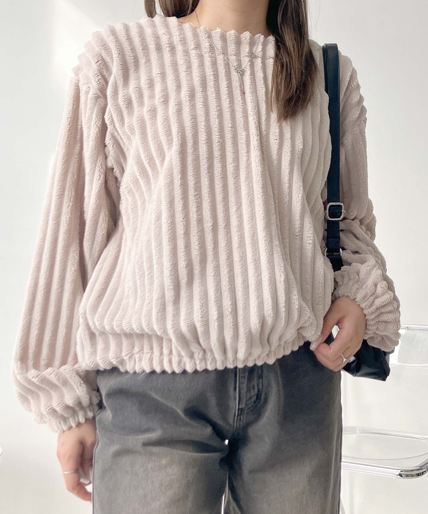 【アズノウアズ プラス/AS KNOW AS plus】の♪アソートデザイン フェイクファープルオーバー(メロン・ストライプ・バラ) インテリア・キッズ・メンズ・レディースファッション・服の通販 founy(ファニー) ファッション Fashion レディースファッション Fashion for Women トップス・カットソー Cut & Sew Tops カジュアルプルオーバー・ニットトップス Pullovers & Knit Tops / Casual Pullovers ストライプ Stripe, Striped Pattern チェック Check, Plaid, Tartan フィット Fit, Slim Fit 再入荷 Restock / Back in Stock GYBEストラ|ID: prp329100004788699 ipo3291000000034752387