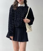 【アズノウアズ プラス/AS KNOW AS plus】の♪アソートデザイン フェイクファープルオーバー(メロン・ストライプ・バラ) BKバラ|ID: prp329100004788699 ipo3291000000034752390