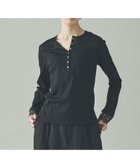 【カレンソロジー/Curensology】のヘンリーレースロングスリーブTシャツ 人気、トレンドファッション・服の通販 founy(ファニー) ファッション Fashion レディースファッション Fashion for Women トップス・カットソー Cut & Sew Tops シャツ・ブラウス・オフィスカジュアル Elegant Blouses & Button-Ups ロングTシャツ・Tシャツ Longline T-Shirts & Tees エレガント 上品 Elegant カットソー Cut and Sewn Top キュプラ Cupro, Eco Fabric シアー Sheer, See-Through フェミニン Feminine, Girly レース Lace, Lace Fabric ロング Long, Long-Length A/W・秋冬 Autumn/Winter おすすめ Recommended / Our Picks thumbnail ブラック|ID: prp329100004788703 ipo3291000000034752409