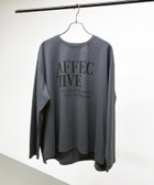 【バンヤードストーム/BARNYARDSTORM】のワイドシルエットロゴロンT / マシンウォッシャブル 人気、トレンドファッション・服の通販 founy(ファニー) ファッション Fashion レディースファッション Fashion for Women トップス・カットソー Cut & Sew Tops ロングTシャツ・Tシャツ Longline T-Shirts & Tees お家時間・ステイホーム Stay Home / At Home インナー Innerwear カーディガン Cardigan, Knitwear ロング Long, Long-Length ワイド Wide, Wide Fit 人気 Popular, Best Seller 長袖 Long Sleeve, Full Sleeve thumbnail チャコール18|ID: prp329100004788705 ipo3291000000034752417