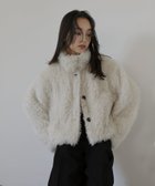 【ヘラム/hellam】のスタンドカラーフェイクファーブルゾン 人気、トレンドファッション・服の通販 founy(ファニー) ファッション Fashion レディースファッション Fashion for Women アウター Coat / Outerwear Collection ブルゾンジャケット・スポーティアウター Blouson Jackets ショート Short, Short Length ジャケット Jacket, Outerwear thumbnail アイボリー|ID: prp329100004788720 ipo3291000000034881545