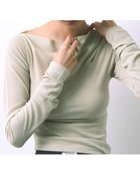 【エイチオーヴィー/H O V】のkiehtova/ONE SHOULDER DRAPE TOPS/ワンショルダードレープトップス 長袖 カットソー beige|ID: prp329100004788722 ipo3291000000034752491