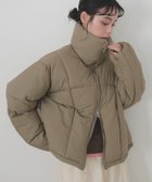 【リアン/Lian】のチェックファイバーショートダウン 人気、トレンドファッション・服の通販 founy(ファニー) ファッション Fashion レディースファッション Fashion for Women ショート Short, Short Length スタンド Stand Collar, Upright Stand ダウン Down, Puffer 冬 Winter / This Winter thumbnail グレイッシュベージュ|ID: prp329100004788752 ipo3291000000034947951