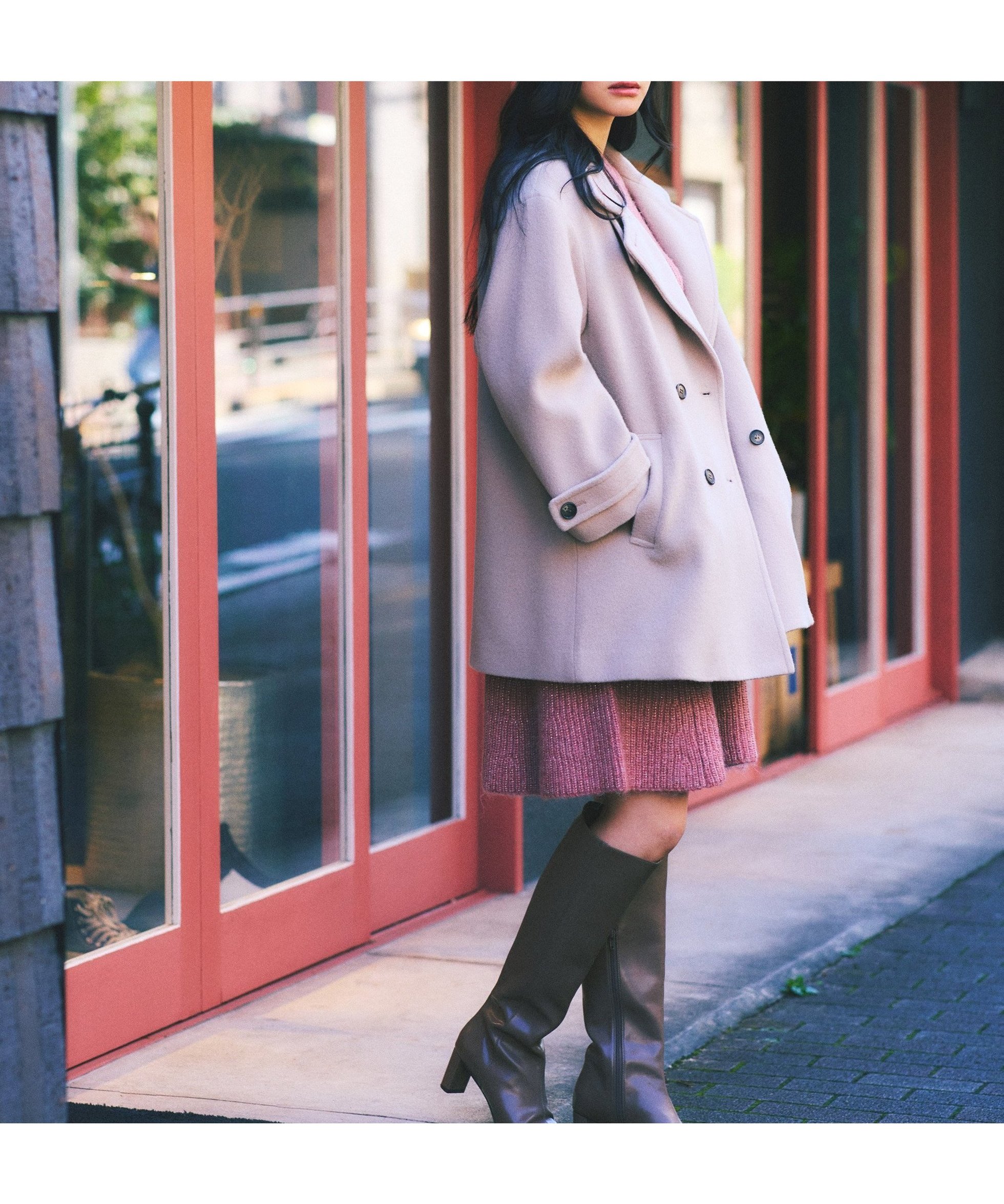 【プロポーション ボディドレッシング/PROPORTION BODY DRESSING】の2wayミドルコート 25AW インテリア・キッズ・メンズ・レディースファッション・服の通販 founy(ファニー) ファッション Fashion レディースファッション Fashion for Women アウター Coat / Outerwear Collection コート・ロングコート・ピーコート Long Coats, Peacoats & More 2025年 2025 2025-2026秋冬・A/W Autumn/Winter 2025–26 AW25–26 スタンド Stand Collar, Upright Stand ミドル Middle Length, Mid Height メルトン Melton, Heavy Wool リラックス Relax, Relaxed Fit ビジネス 仕事 通勤 Business / Work / Commuting 日本製 Made In Japan ベージュ|ID: prp329100004788779 ipo3291000000034915762