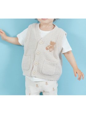 【ジェラート ピケ/gelato pique / KIDS】の【限定カラーあり】【BABY】パウダーベアベスト 人気、トレンドファッション・服の通販 founy(ファニー) ファッション Fashion キッズファッション Fashion for Kids おすすめ Recommended / Our Picks ギフト プレゼント Gift / Present スマート Smart, Elegant パウダー Powder, Soft Tone フロント Front, Front Design ベスト Vest, Waistcoat ベーシック Basic, Essential ポケット Pocket, Pocket Detail モチーフ Motif, Design Theme |ID:prp329100004788793